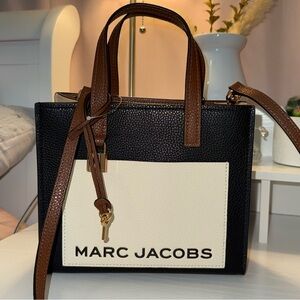 Marc Jacobs Black and Cream Tote